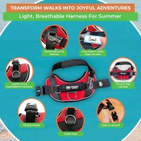 New Joyride Harness Summer Mesh Vest Size Large &ndash; No Pull Dog Harness - Adjustable, Breathable Vest for 40 to 69lbs Dogs Retails for $54
