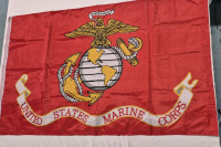 United States Marine Corps. FLAG 60" Long & 35" Wide Double Sided