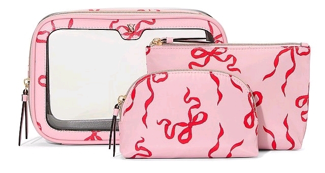 New VICTORIA'S SECRET 3-Piece Makeup Bag Set &bull; Retails Over $50