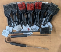 19 New 8" BBQ Grill Brush and 1x CharBroil Tong