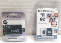 New Fidelity Mini Card Reader & Fidelity Flash 8GB MicroSD Memory Card and Adapter