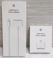 2 New Apple Lightning to 30-pin Adapters for iPhones
