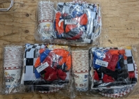 3 New Racing Car Party Supply Kits.