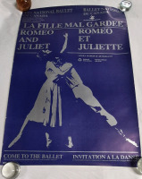 25th Anniversary Romeo and Juliet Poster - The National Ballet of Canada 36 by 24"