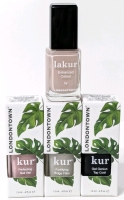 New LONDON TOWN | KUR Perfecting Nail Veil: Shadec4, Fortifying Ridge Filler, Gel Genius Top Coat & LAKUR Enhanced Nail Color : Pli&eacute; | Retails Over $60