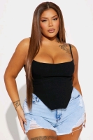 New Size XL FASHION NOVA Crishelle Corset Top • Black