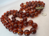 Vintage D’Orlan Glowing Amber Lucite Blue Nugget Jewelry - 4