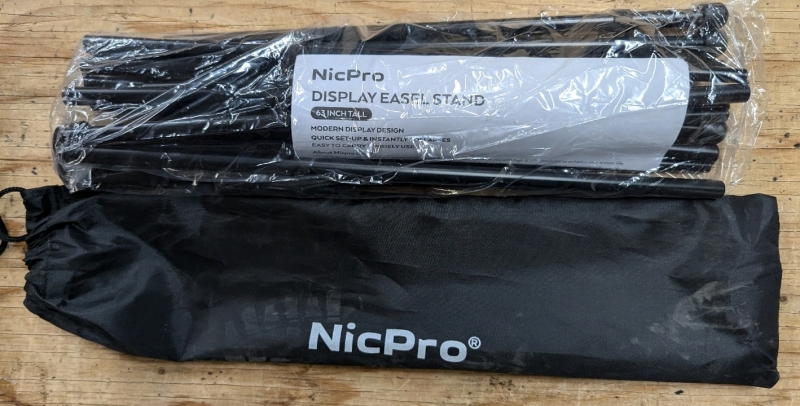 New Nicpro Display Easel. 63" Tall.