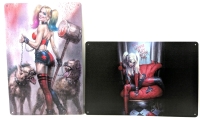 2 HARLEY QUINN Metal Decor Signs | 7.8" x 11.75"