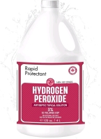 New Rapid Protectorate 3% Hydrogen Peroxide Antiseptic Topical Solution. 4L Bottle.