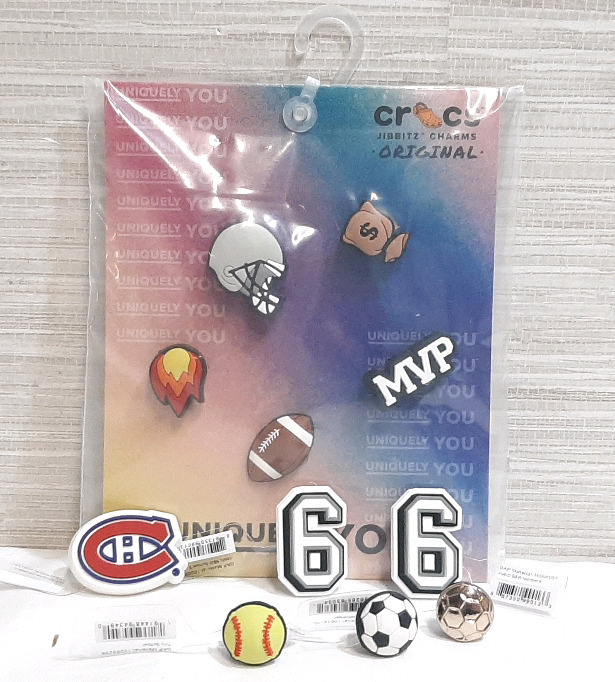 New Crocs Jibbitz Charms Originals Sports Themed - 11pcs in Total