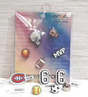 New Crocs Jibbitz Charms Originals Sports Themed - 11pcs in Total