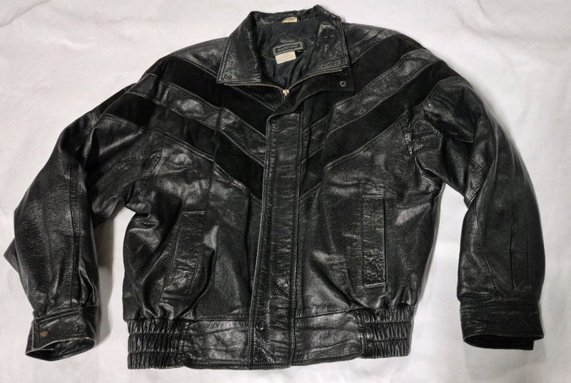 Saxony Women's sz Medium Leather Coat