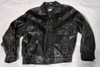 Saxony Women's sz Medium Leather Coat