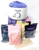 New Waxing Kit with Wax Warmer: Wax Kit with 4x 100g Hard Wax Beads & 30 Waxing Sticks - 2