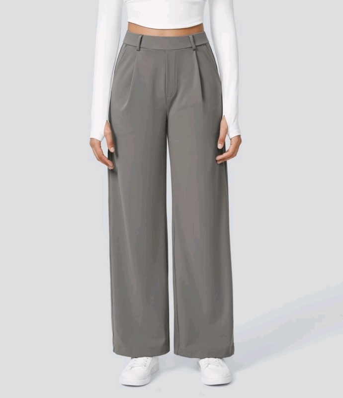 New Size XS | HALARA HaloTrek Air High Waisted Side Pocket Straight Leg Work Pants | Retails Over $55
