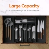 2 New Lifewit Cutlery Drawer Organizer, Expandable Utensil Tray. BPA Free. Black. See Photos For Measurements. - 2