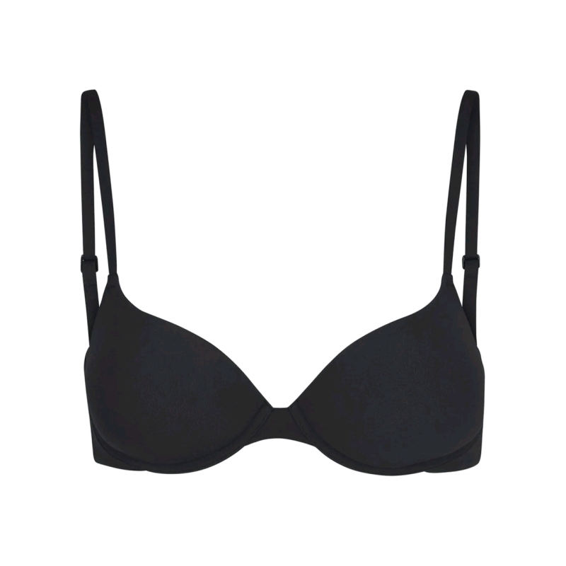 New Size 34C SKIMS Ultimate Push-Up Plunge Bra &bull; Onyx | Retails Over $90
