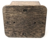 Possibly Antique Wood & Brass Phone Ringer Box Repurposed for Trinkets &bull; 6.5" x 5.75" x 6.75" Tall - 6