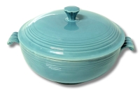 FIESTA WARE USA Covered Casserole / Vegetable Bowl | 7.75" Diameter x 5.75" Tall