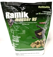 New RAMIK MOUSER RF Refillable Bait Station with 16 Mini Bait Bars (28.35g ea)