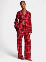 New Size XS Reg VICTORIA'S SECRET Flannel Long Pajama Set | Retails $82