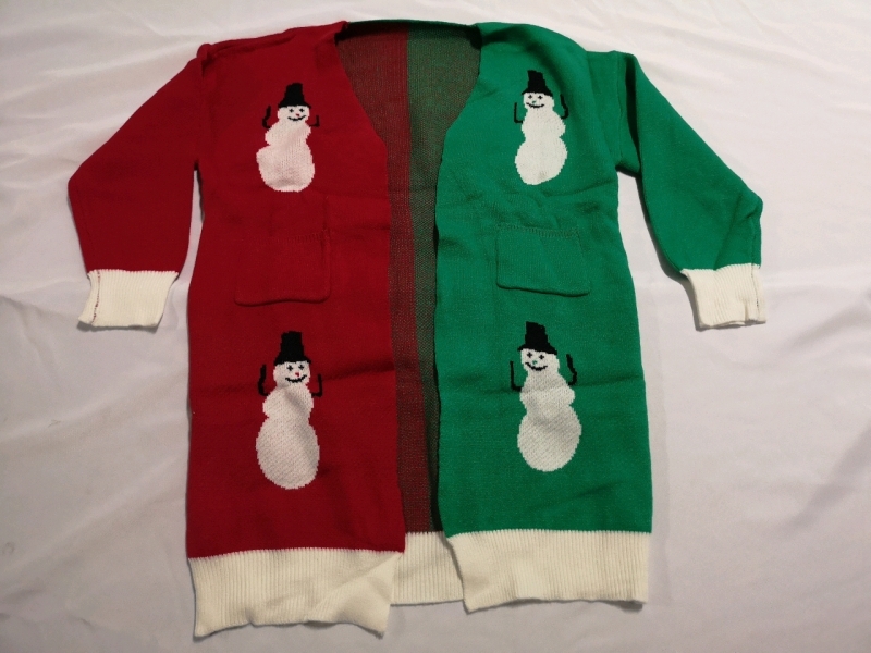 New Women's Sz XL Christmas Sweater - Snowmen