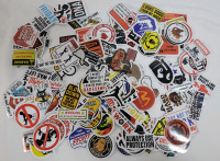 80+ New Humorous , Naughty & XXX Stickers . Measures 1" - 2.5"