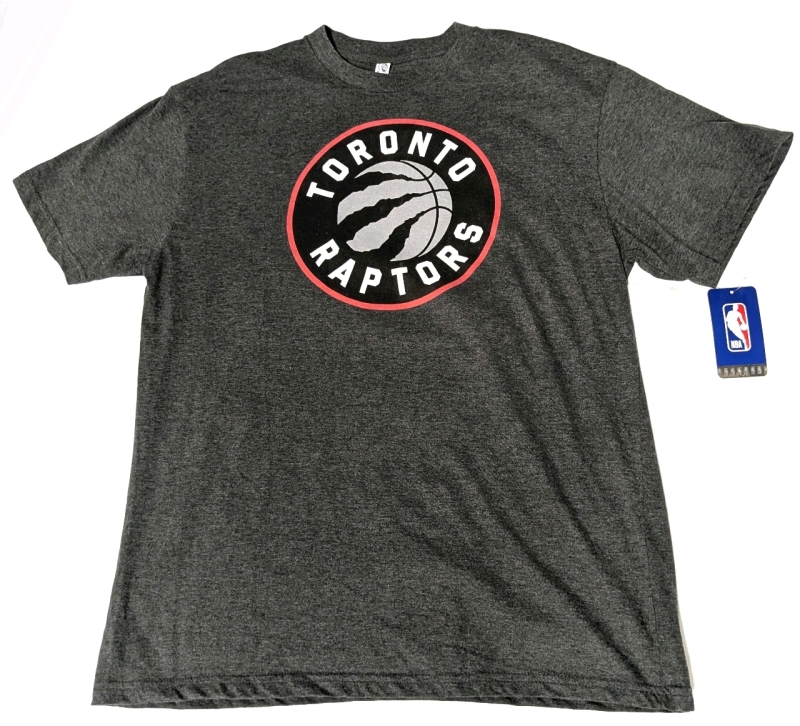 New Size Large | TORONTO RAPTORS NBA Cotton Blend T-Shirt