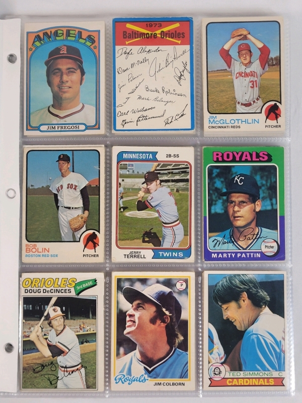 1972 - 1992 O Pee Chee MLB Baseball Trading Card Singles . 108 Trading Cards , No Doubles