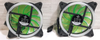 2 New 600-1200RPM Desktop Computer Cooling Fans