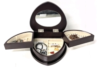 Lots of Love! Heart-Shaped Jewels & Jewelry in Heart-Shaped Jewelry Box (7" x 6.5" x 3.5" Tall)
