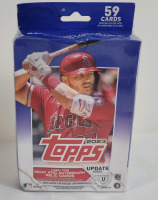 2023 Topps MLB Baseball Updated Series Sealed Box . Contains 59 Trading Cards .