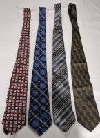 4 New Silk Ties - 4 Designs