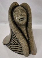 Beautiful 2004 Six Nations 4.25" Tall Carved Soapstone Figure Signed