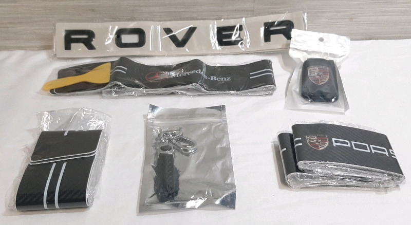 Lot of New Car Brand Accessories, Including Mercedes-Benz, Porsche And More