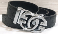 New Men's Luxury Design Soft Leather Belt