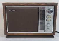 Vintage SONY AM/FM 2-Band Home Radio . Model ICF-9740W . Tested Working