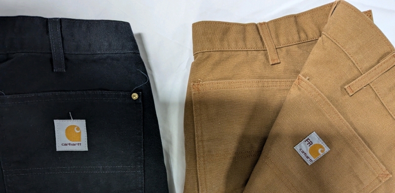 2 pairs Mens 36 x 30 Carhartt Pants.