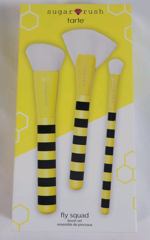 New - Tarte Sugar Rush Fly Squad Brush Set