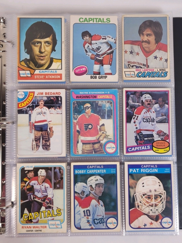 1974 - 2023 Washington Capitals NHL Hockey Trading Cards . 207 Trading Cards , No Doubles