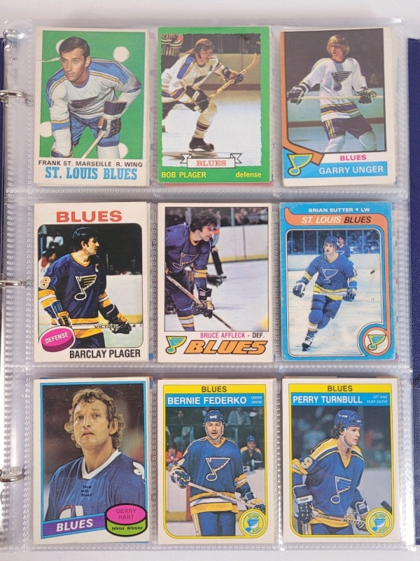 1970 - 2023 St. Louis Blues NHL Hockey Trading Card Singles . 172 Trading Cards , No Doubles
