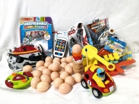 New to Pre-owned Toys As-Is (Includes FISHER-PRICE, Melissa & Doug, and EGGS)