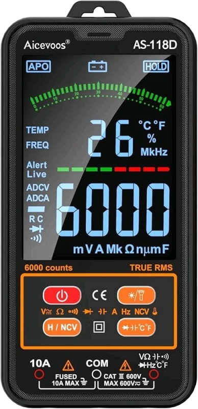 New AS-118D Digital Multimeter by Aicevoos | Retails Over $35
