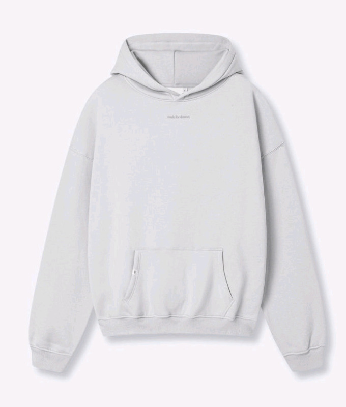 New - DRMERS Club Smiley Logo Hoodie , Light Grey . Size Large . Retail $120