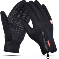 New - HKXY Wind Stopper Winter Gloves for Men / Women . Waterproof Touch Screen Full Fingers Bicycle Gloves for Outdoors Running Cycling Driving Hiking Climbing . Size Medium