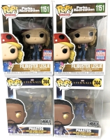 4 New FUNKO Pop : 2x Filibuster Leslie #1151 Parks & Recreation Vinyl Figures + 2x Phastos #744 Vinyl Bobble-Heads