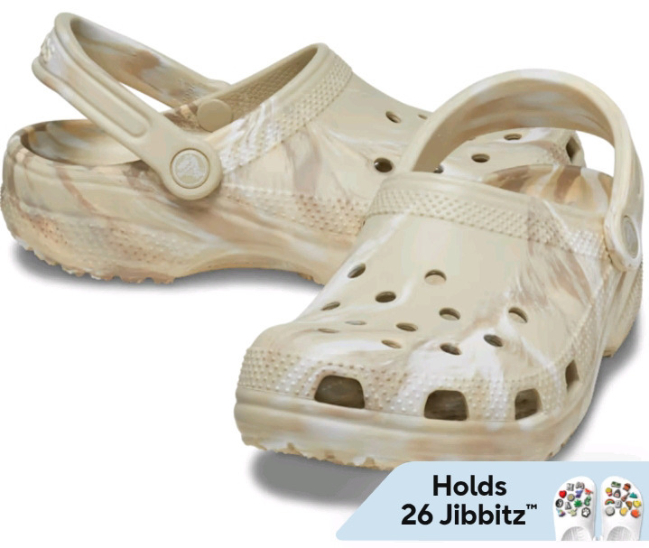 New Size:M4/W6 Classic Marbled Clog * Retails $69.99 *