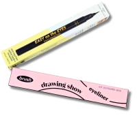 New TARTE Micro Liquid Liner - Black 0.6ml & Etude DRAWING SHOW Brush Eyeliner - Black