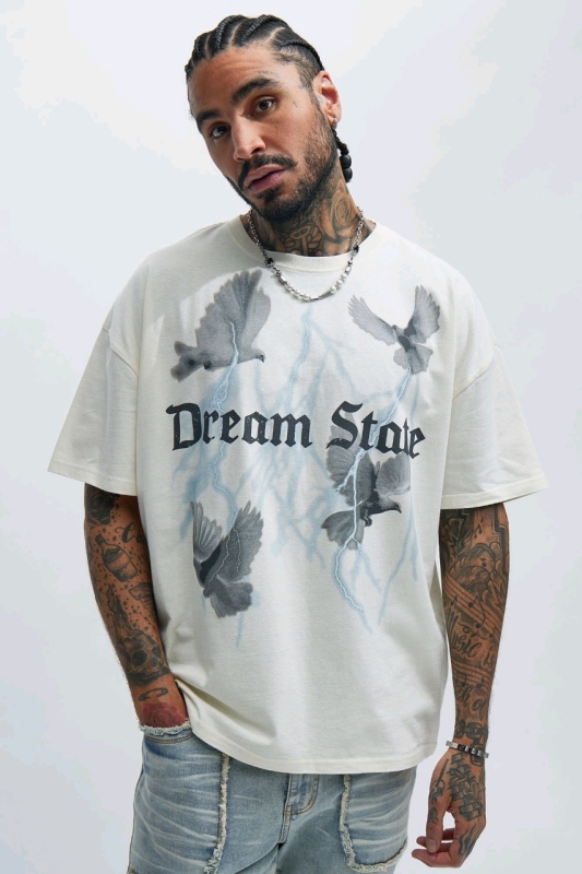 New Size Large "Dream State" Oversize Short Sleeve Tee.
